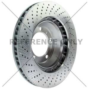 Centric Premium™ OE Style Drilled Brake Rotor for 2016 Porsche Boxster - 128.37090