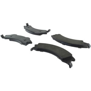 Centric Posi Quiet™ Semi-Metallic Rear Disc Brake Pads for 2010 Ford E-250 - 104.13290