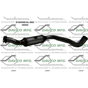 Davico Direct Fit Catalytic Converter and Pipe Assembly for 2008 Ford Explorer Sport Trac - 193332