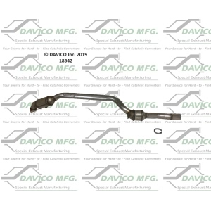 Davico Direct Fit Catalytic Converter and Pipe Assembly for Mercedes-Benz SLK280 - 18542
