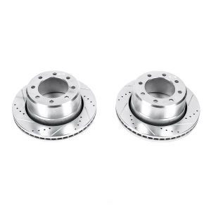 Power Stop PowerStop Evolution Performance Drilled, Slotted& Plated Brake Rotor Pair for 2014 Ram 2500 - AR8374XPR
