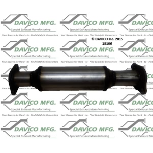 Davico Direct Fit Catalytic Converter for 1999 Mitsubishi Montero - 18106