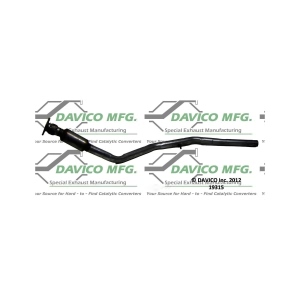 Davico Direct Fit Catalytic Converter and Pipe Assembly for 2006 Dodge Grand Caravan - 19315