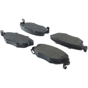 Centric Posi Quiet™ Semi-Metallic Front Disc Brake Pads for 2005 Jaguar X-Type - 104.09100