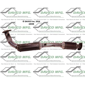 Davico Direct Fit Catalytic Converter and Pipe Assembly for 2010 Toyota Tundra - 18338