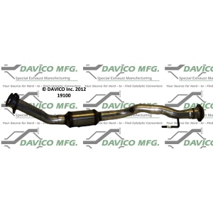 Davico Direct Fit Catalytic Converter and Pipe Assembly for Chevrolet - 19100