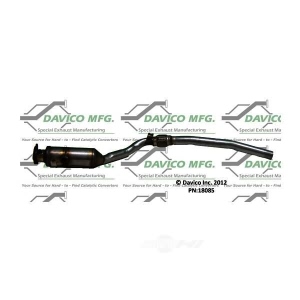 Davico Direct Fit Catalytic Converter and Pipe Assembly for 2003 Audi A6 Quattro - 18085