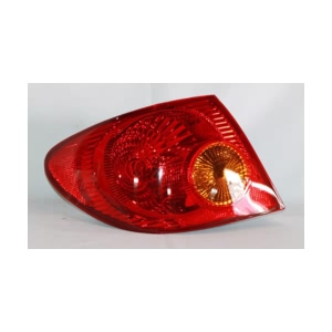 TYC Driver Side Outer Replacement Tail Light for 2003 Toyota Corolla - 11-5704-00