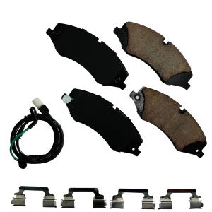 Akebono EURO™ Ultra-Premium Ceramic Front Disc Brake Pads for 2015 Land Rover LR4 - EUR1479