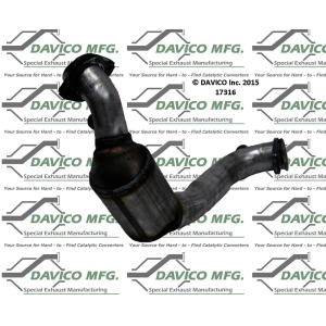 Davico Direct Fit Catalytic Converter and Pipe Assembly for Mercedes-Benz CLK320 - 17316