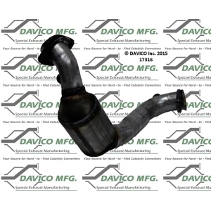 Davico Direct Fit Catalytic Converter and Pipe Assembly for 1999 Mercedes-Benz CLK320 - 17316