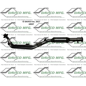 Davico Direct Fit Catalytic Converter and Pipe Assembly for Mercedes-Benz 600SL - 18507