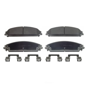 Wagner ThermoQuiet Semi-Metallic Disc Brake Pad Set for 2011 Dodge Charger - MX1058