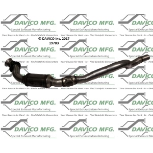 Davico Direct Fit Catalytic Converter and Pipe Assembly for 2014 Dodge Charger - 19703