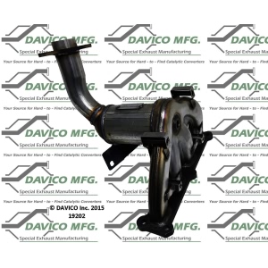 Davico Exhaust Manifold with Integrated Catalytic Converter for Jeep Patriot - 19202