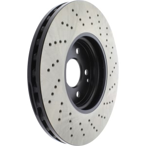 Centric SportStop Drilled 1-Piece Front Brake Rotor for 2009 Mercedes-Benz E350 - 128.35069