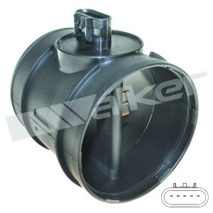 Walker Products Mass Air Flow Sensor for 2007 GMC Yukon - 245-1229