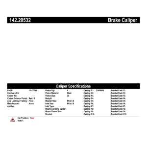 Centric Posi Quiet™ Loaded Brake Caliper for 2012 Jaguar XKR-S - 142.20532