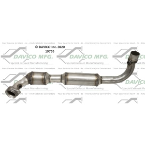 Davico Direct Fit Catalytic Converter and Pipe Assembly for 1998 Ford F-250 - 19755