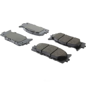 Centric Posi Quiet™ Extended Wear Semi-Metallic Front Disc Brake Pads for 2009 Toyota Avalon - 106.12930