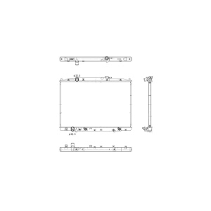 TYC Engine Coolant Radiator for 2007 Acura MDX - 2938