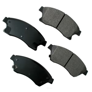 Akebono Pro-ACT™ Ultra-Premium Ceramic Front Disc Brake Pads for 2015 Chevrolet Sonic - ACT1522