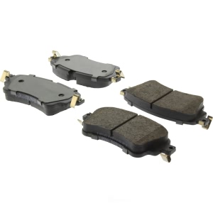 Centric Posi Quiet™ Ceramic Rear Disc Brake Pads for 2017 Audi A4 Quattro - 105.18980