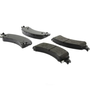 Centric Posi Quiet™ Extended Wear Semi-Metallic Rear Disc Brake Pads for 2019 Chevrolet Express 2500 - 106.09740