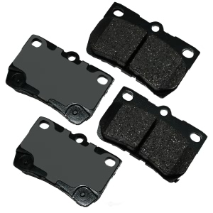 Akebono Pro-ACT™ Ultra-Premium Ceramic Rear Disc Brake Pads for 2006 Lexus IS250 - ACT1113