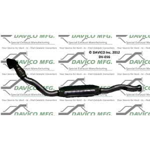 Davico Direct Fit Catalytic Converter and Pipe Assembly for Volvo 850 - DV-016