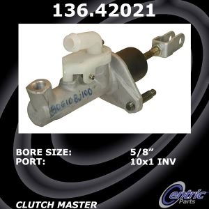 Centric Premium Clutch Master Cylinder for 2002 Nissan Altima - 136.42021