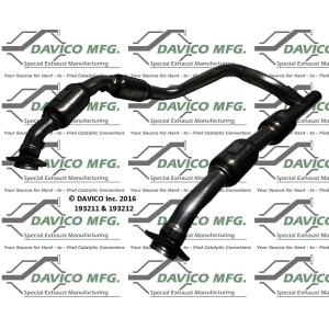 Davico Direct Fit Catalytic Converter and Pipe Assembly for 2008 Ford E-250 - 193212