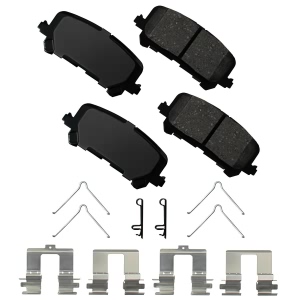 Akebono Pro-ACT™ Ultra-Premium Ceramic Rear Disc Brake Pads for 2012 Acura MDX - ACT1281