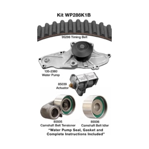 Dayco Timing Belt Kit With Water Pump for 2002 Honda Accord - WP286K1B