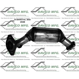 Davico Direct Fit Catalytic Converter for 2004 Cadillac CTS - 19268