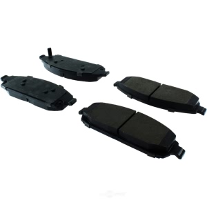 Centric Posi Quiet™ Semi-Metallic Front Disc Brake Pads for 2007 Jeep Commander - 104.10800