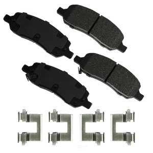 Akebono Pro-ACT™ Ultra-Premium Ceramic Rear Disc Brake Pads for 2010 Cadillac DTS - ACT1172