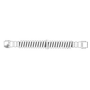 Centric Rear Brake Hose for 2008 Porsche Cayenne - 150.37313