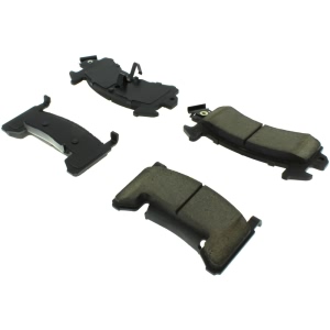 Centric Posi Quiet™ Extended Wear Semi-Metallic Front Disc Brake Pads for 1991 Pontiac Firebird - 106.01540