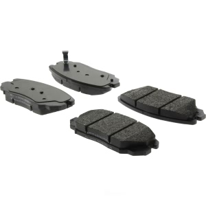 Centric Posi Quiet™ Extended Wear Semi-Metallic Front Disc Brake Pads for 2008 Kia Amanti - 106.11250