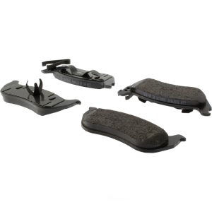 Centric Posi Quiet™ Extended Wear Semi-Metallic Rear Disc Brake Pads for 2006 Jeep Wrangler - 106.09640