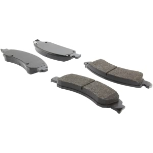 Centric Posi Quiet™ Extended Wear Semi-Metallic Front Disc Brake Pads for 2008 Cadillac Escalade EXT - 106.13630