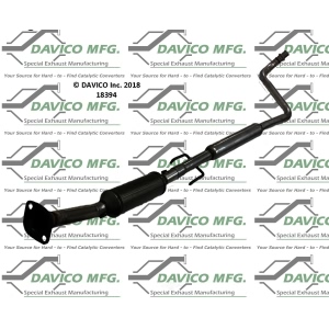 Davico Direct Fit Catalytic Converter and Pipe Assembly for Scion - 18394
