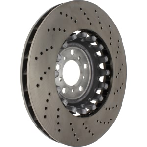 Centric SportStop Drilled 1-Piece Front Driver Side Brake Rotor for 2015 BMW M6 - 128.34148
