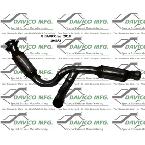 Davico Direct Fit Catalytic Converter and Pipe Assembly for 2009 Chevrolet Avalanche - 194372