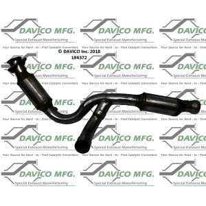 Davico Direct Fit Catalytic Converter and Pipe Assembly for 2012 Cadillac Escalade - 194372