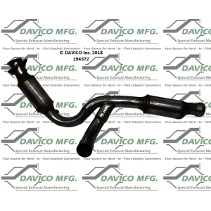 Davico Direct Fit Catalytic Converter and Pipe Assembly for 2012 GMC Yukon XL 1500 - 194372