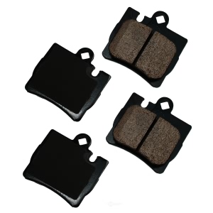 Akebono EURO™ Ultra-Premium Ceramic Rear Disc Brake Pads for Mercedes-Benz S55 AMG - EUR848