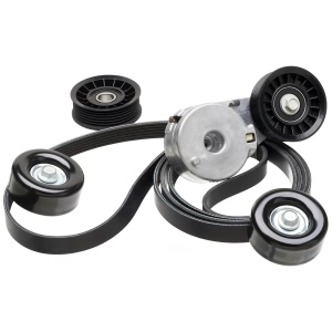 Gates Micro V Serpentine Belt Drive Component Kit for 2007 Chevrolet Equinox - 90K-38104C