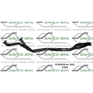 Davico Direct Fit Catalytic Converter and Pipe Assembly for 1987 BMW 735i - 17026